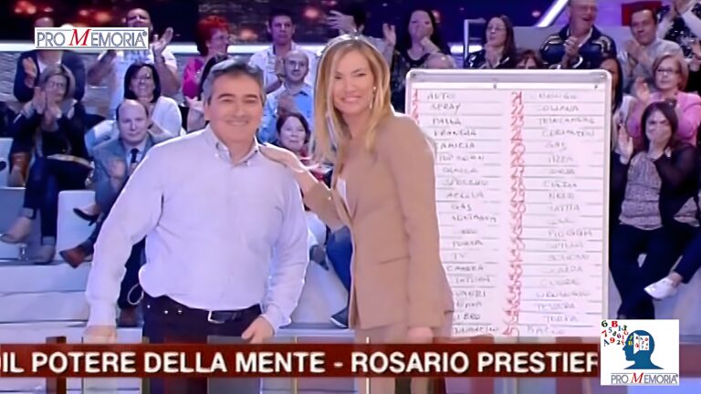 Scopri di più sull'articolo Rosario Prestieri in TV
